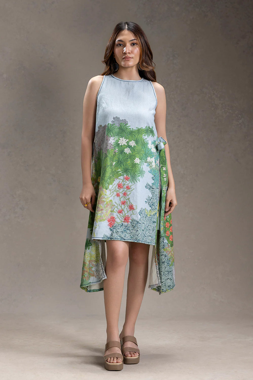 Blume Printed Paneled Dress