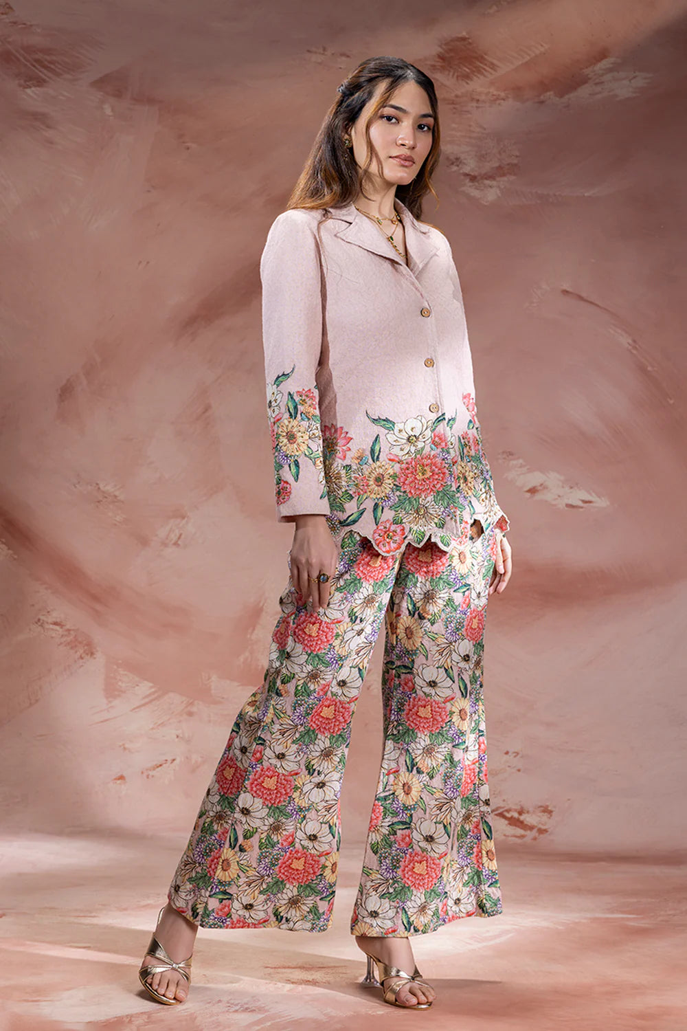 Baghira Embroidered Blazer Co-ord Set