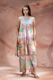 Kaira Embellished Jacket And Pants Set