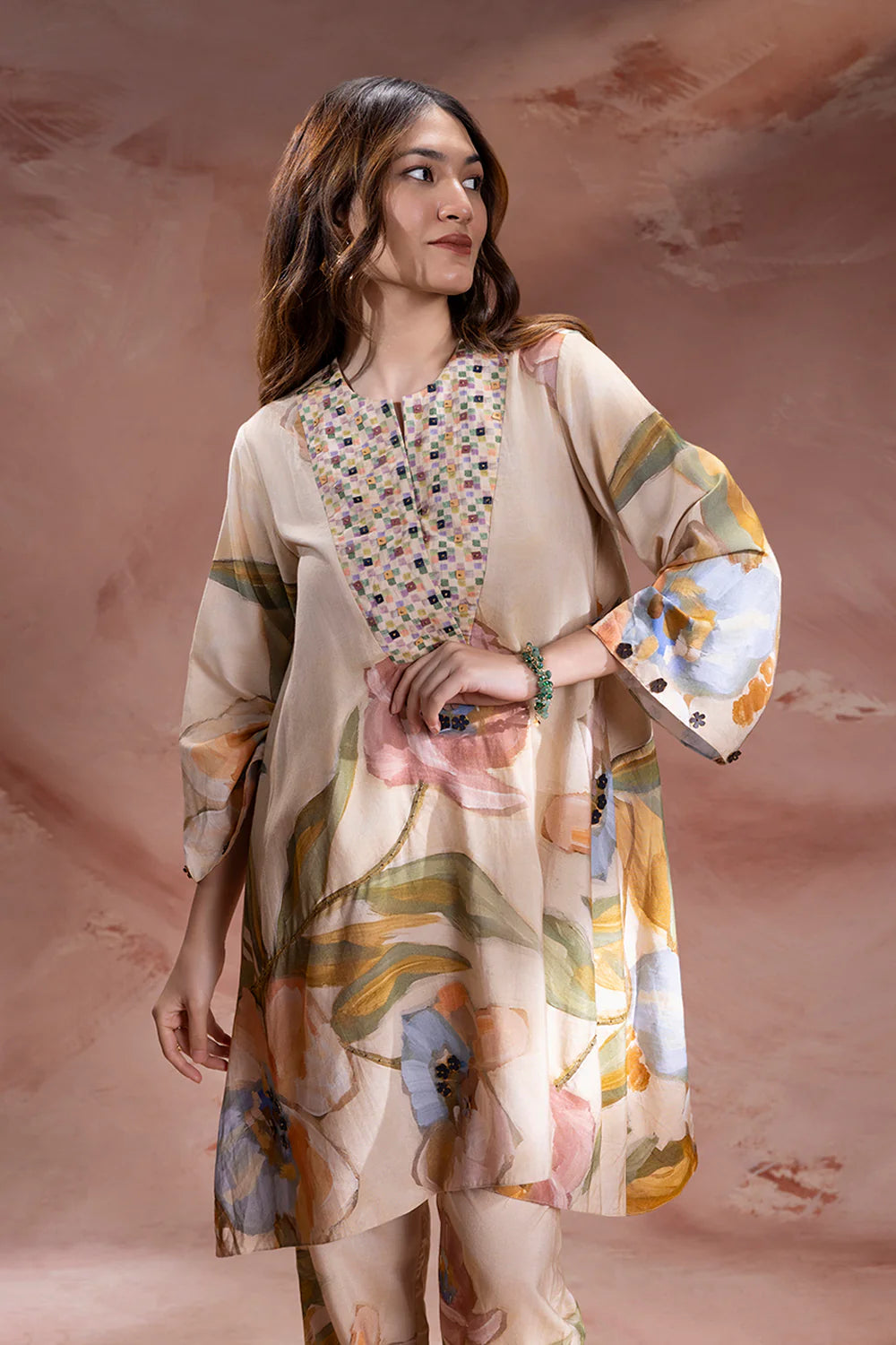 Zeya Embellished Tunic And Pants
