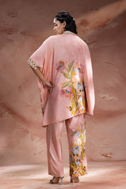 Zeya Embellished Kimono Tunic And Pants