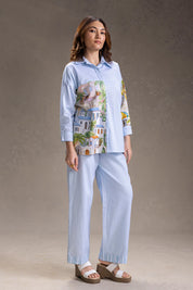 Reviera Printed Shirt And Pants