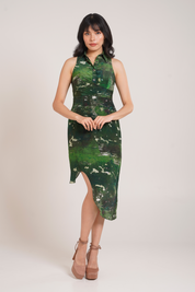 Sage Shirt Dress