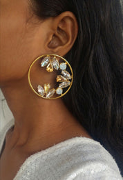 Sameera Crystal Hoops