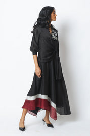 Louisa Moonlit Broach Midi Dress