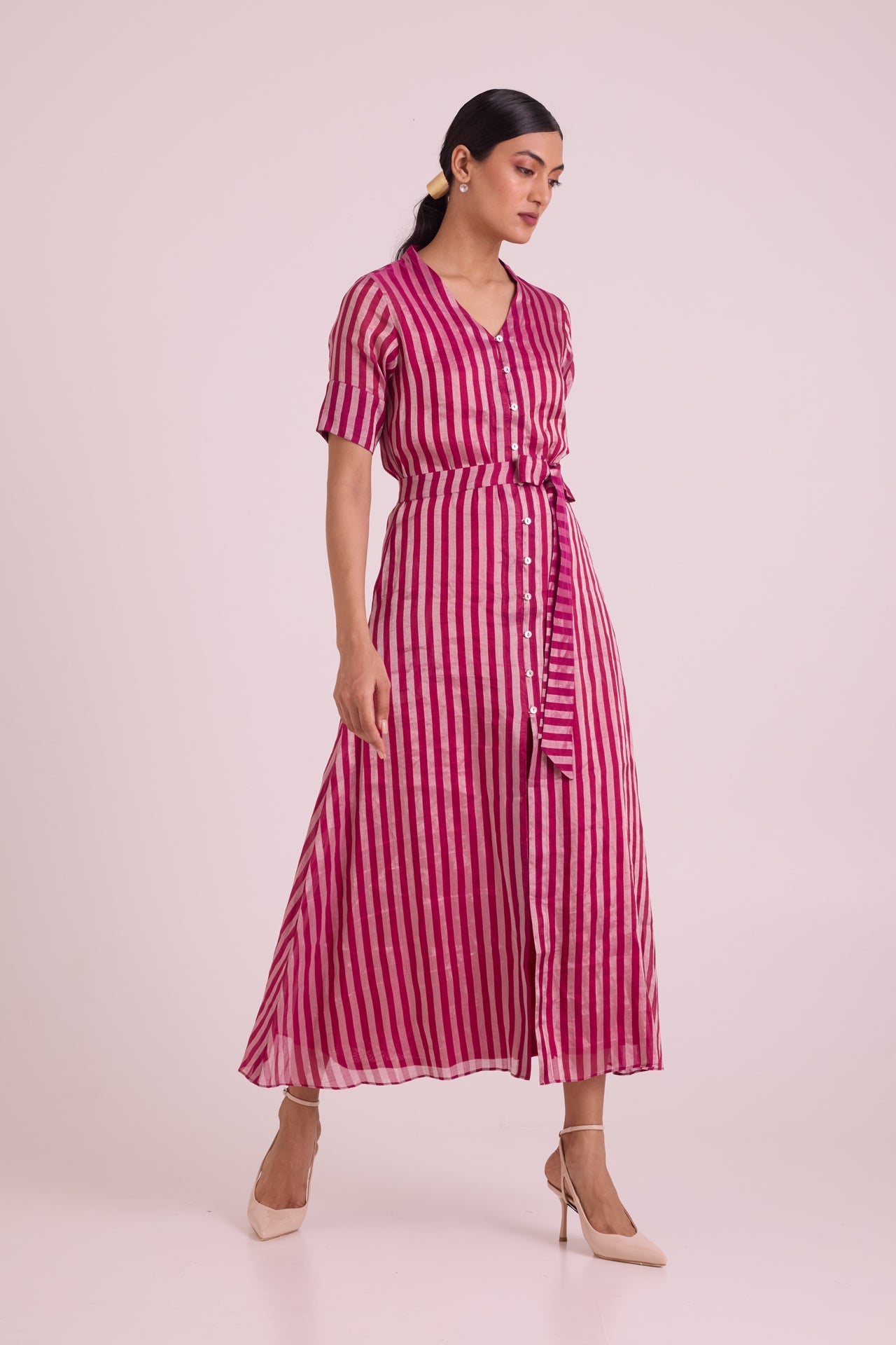 Miramar Button Down Long Dress