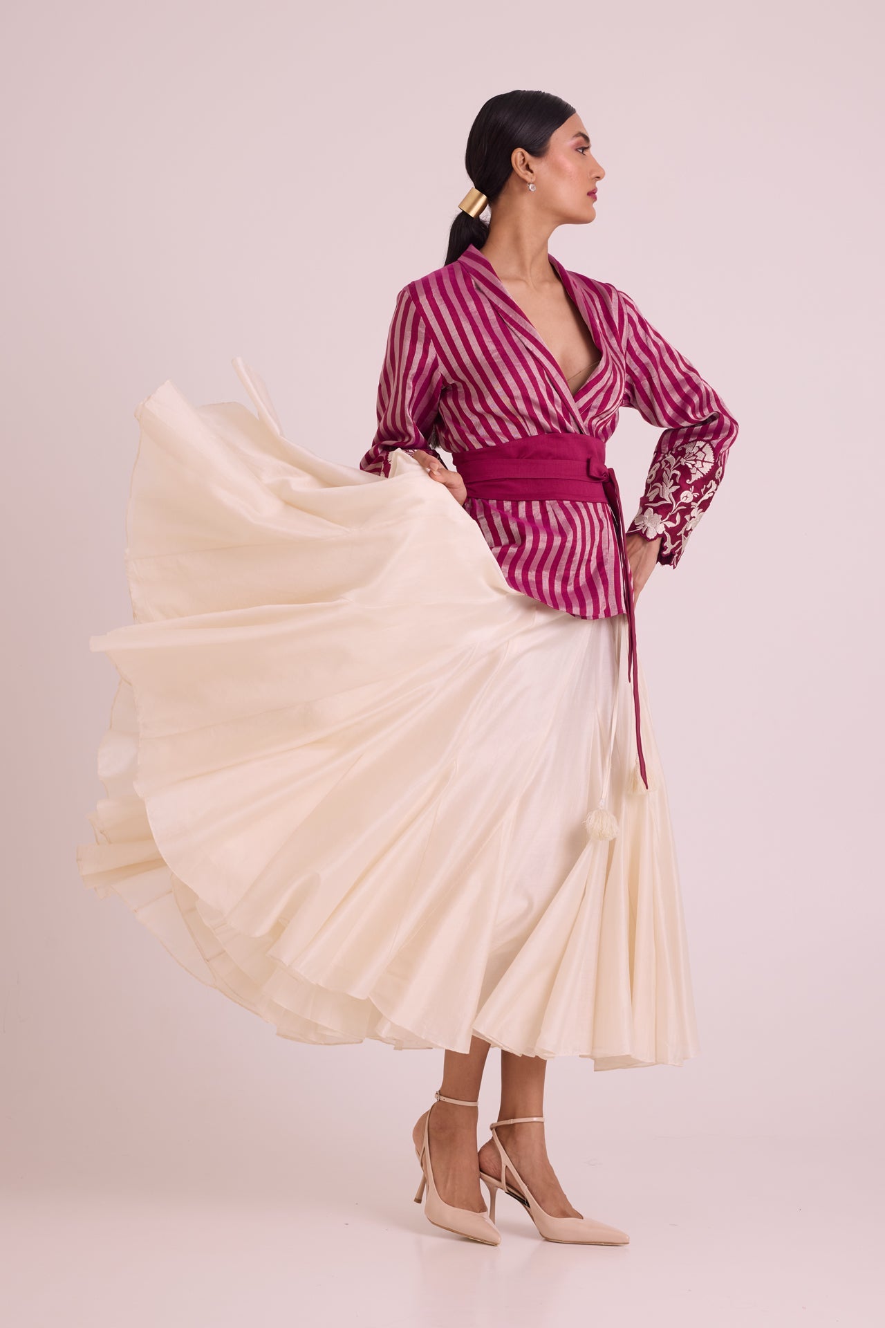 Pallava Monarch Blazer & Circular Skirt