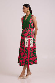 Taylor Overlap Long Blazer Dress
