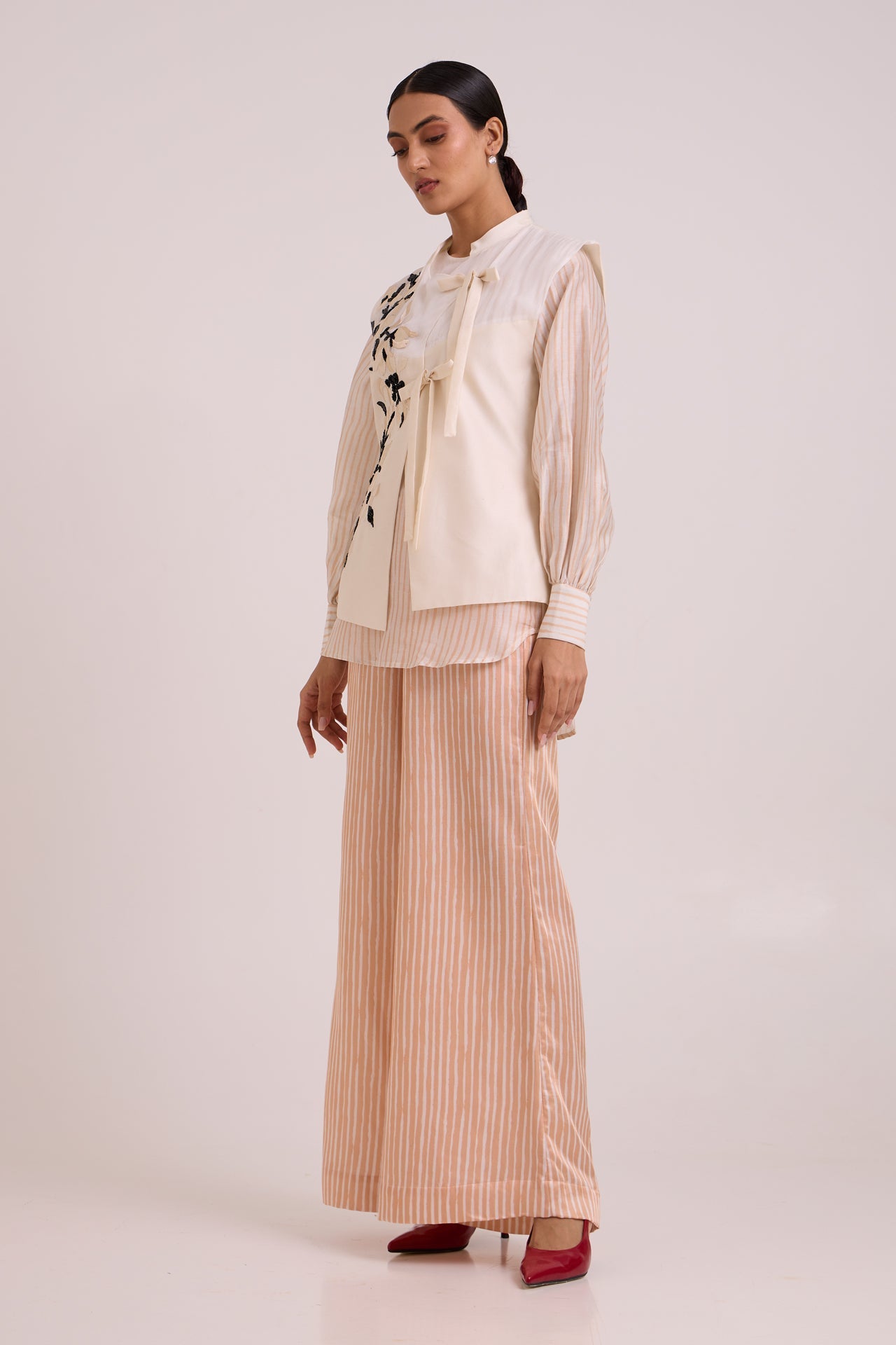 Monroe Diwan Vest with Shirt & Pant Set