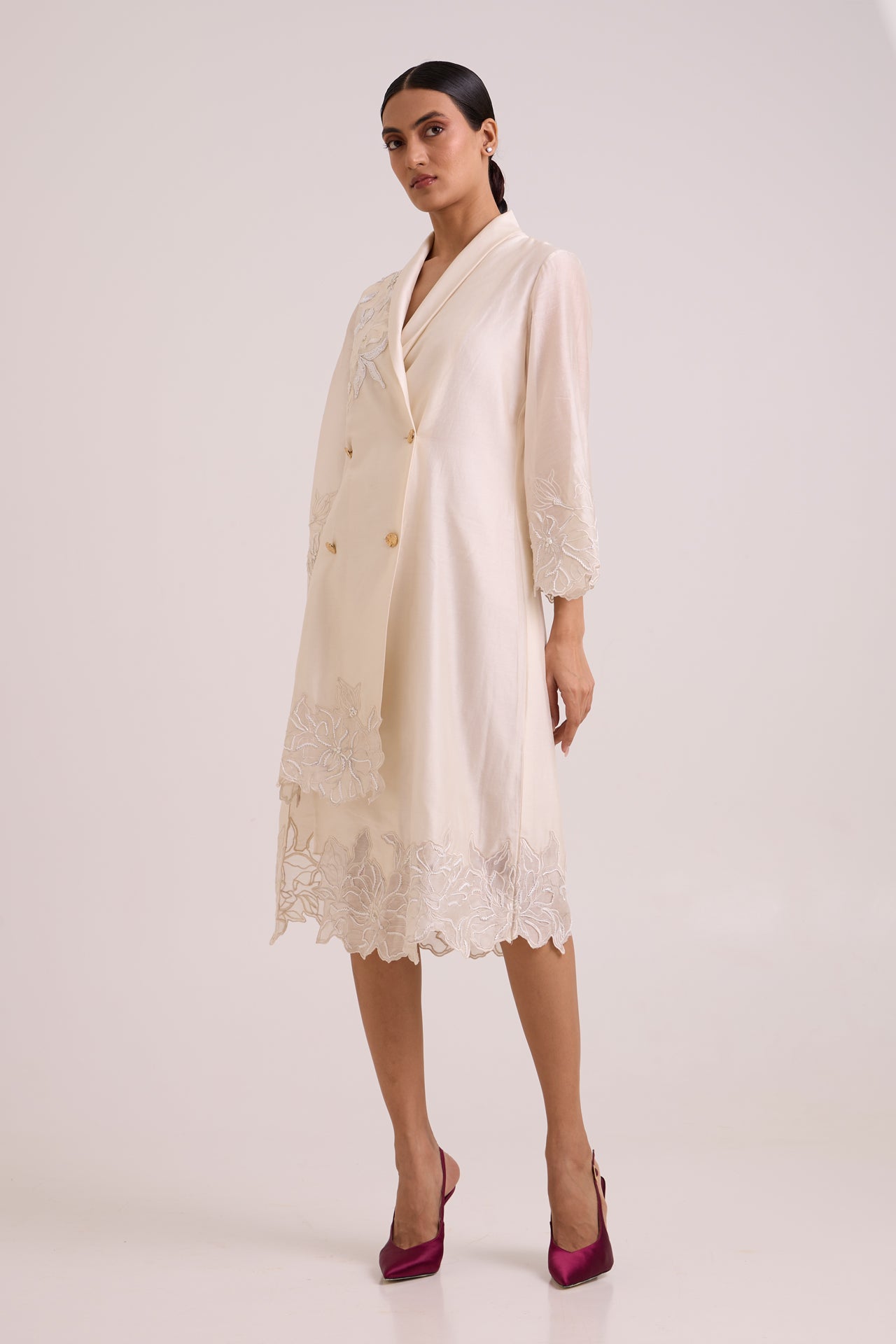 Logan Quattro Button Blazer Dress