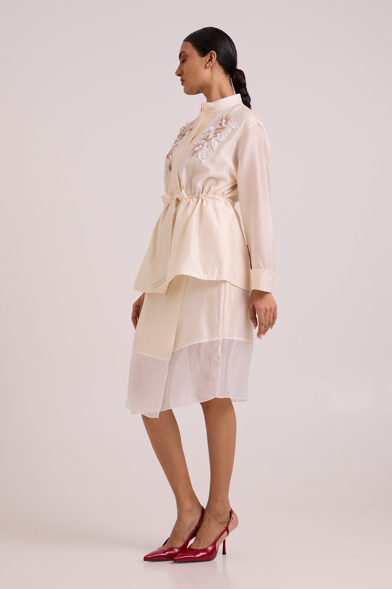 Orion Drawstring Top and Short Skirt