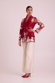 Vasco Flap Floral Blazer & Pants