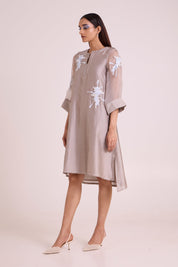 Gracie Graphite & Fern Tunic Dress