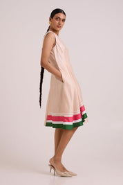 Bambi Almond Striped Cruise Dress