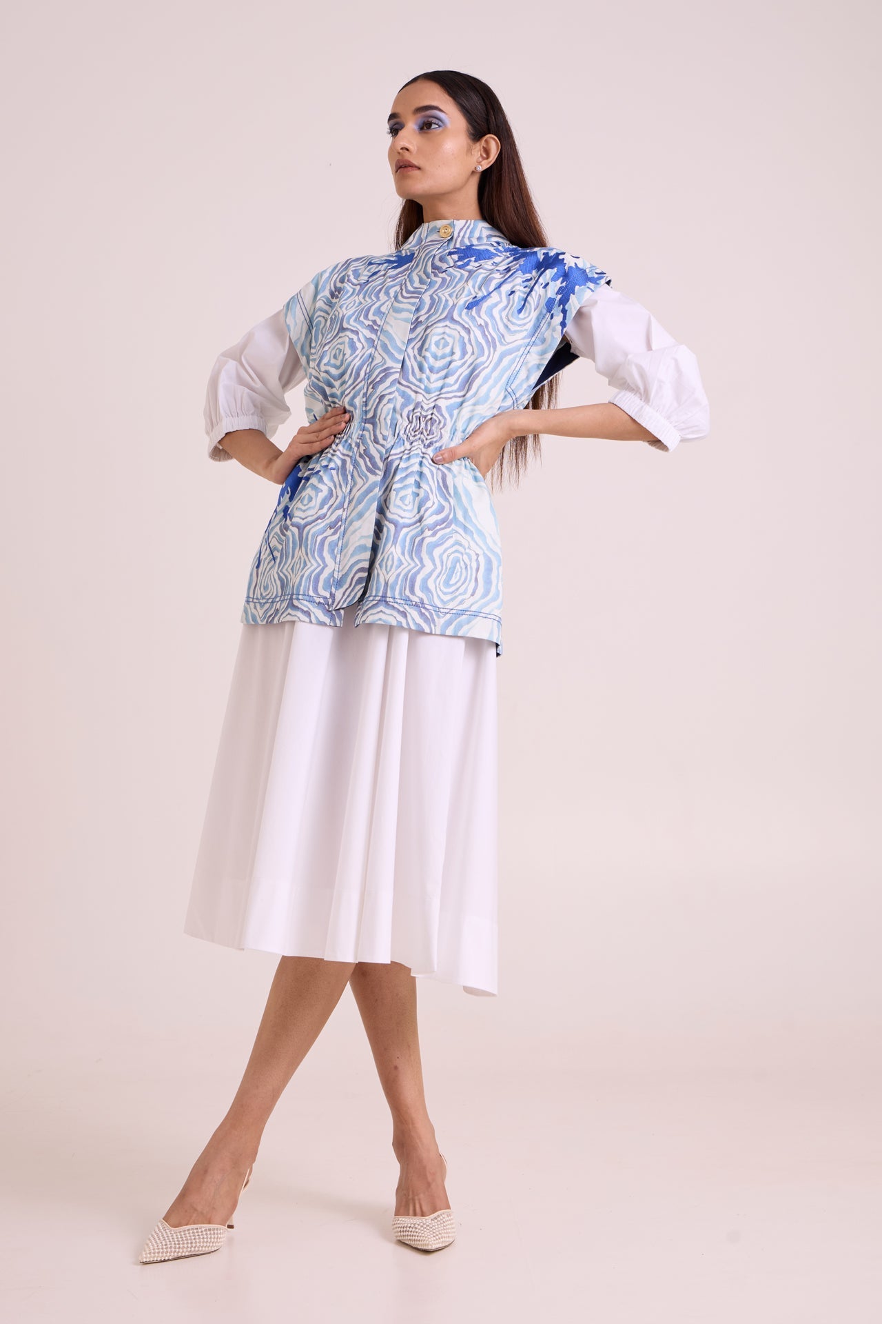 Sarabi Peace Rock Jacket & Chalk Dress