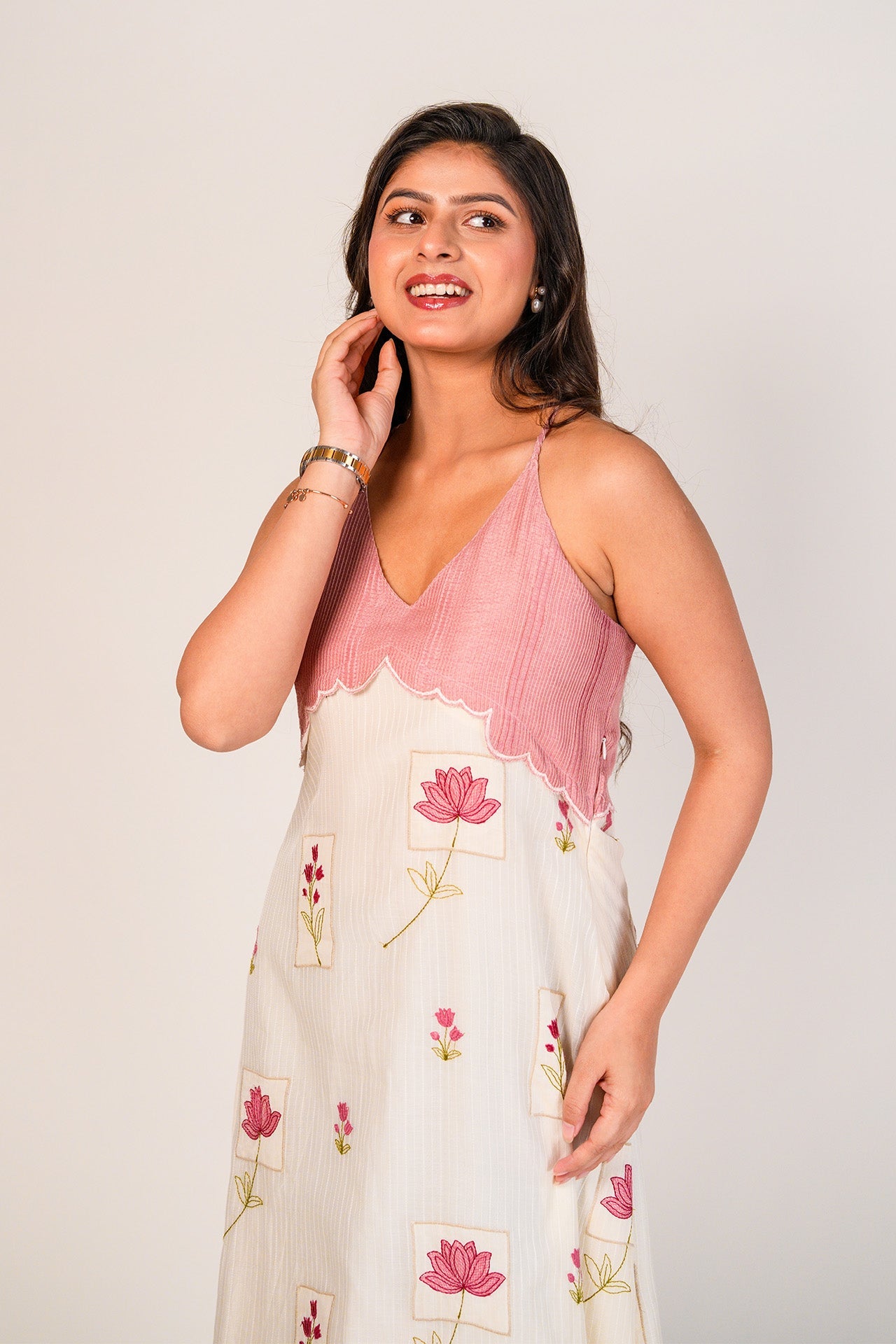 Pink Lotus Dress