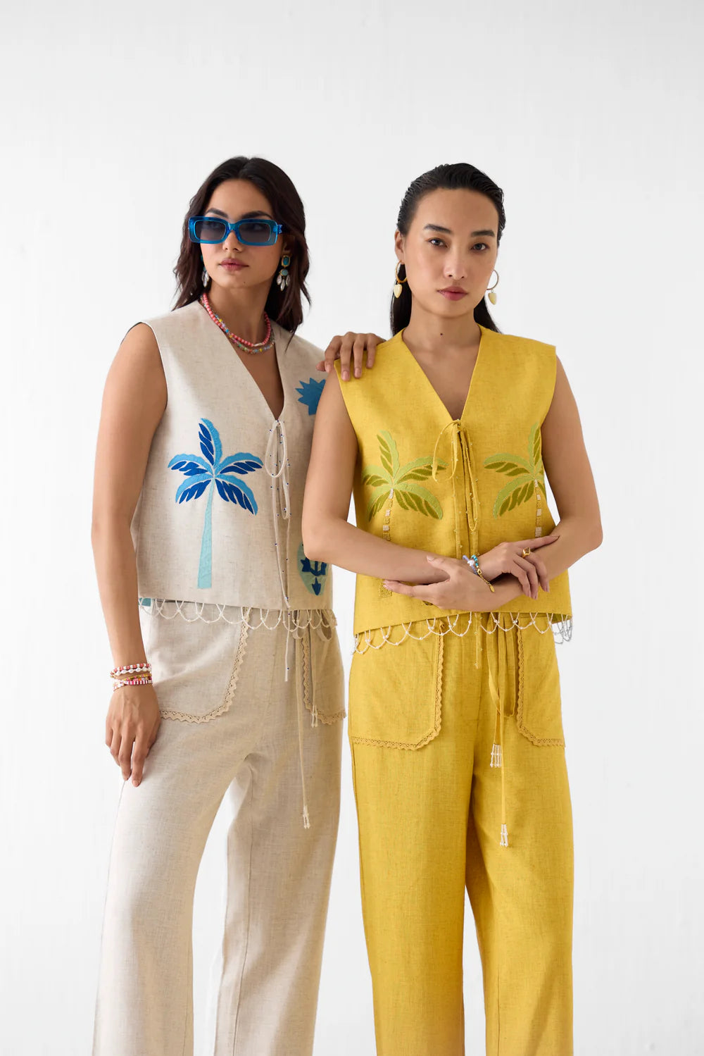 Multani Vest And Trousers Co-ord