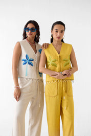 Multani Vest And Trousers Co-ord