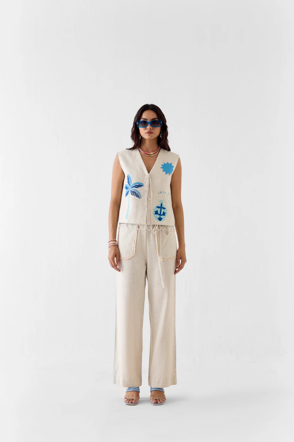 Matka Vest And Trousers Co-ord