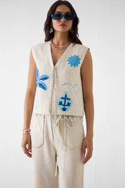 Matka Vest And Trousers Co-ord