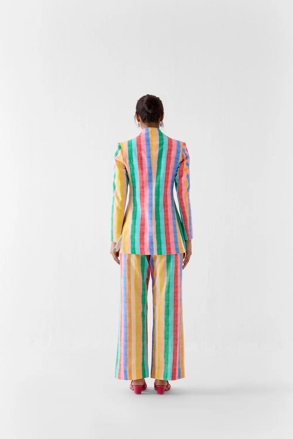 Leher Blazer And Trouser Co-ord
