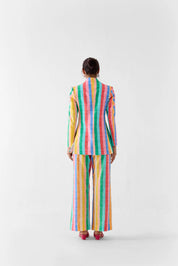 Leher Blazer And Trouser Co-ord