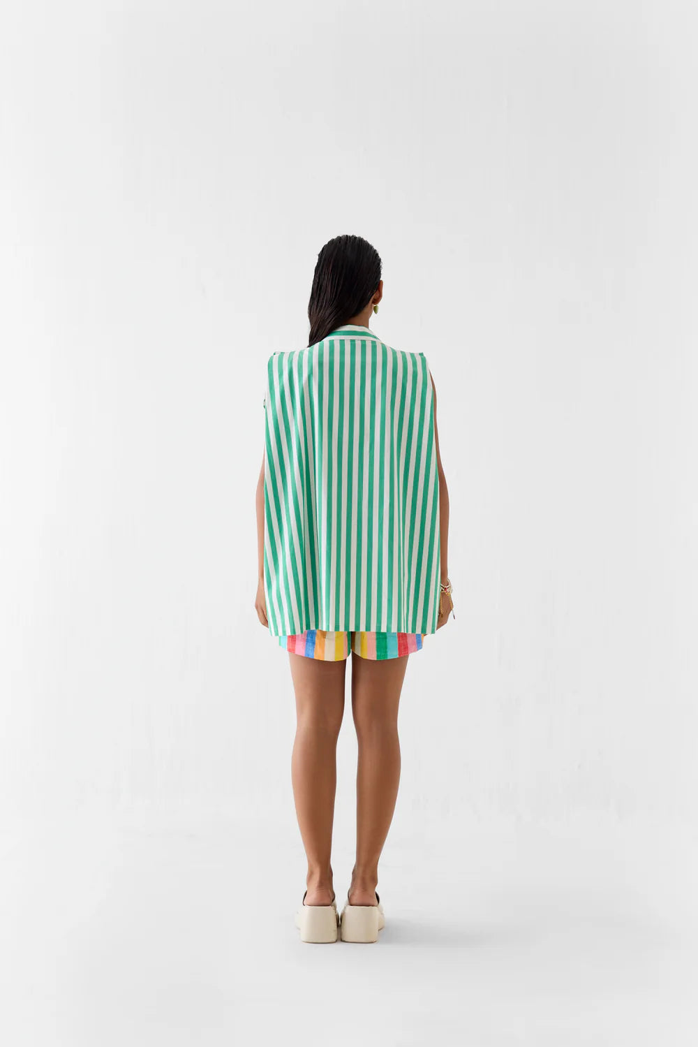 Mint Shirt With Flower