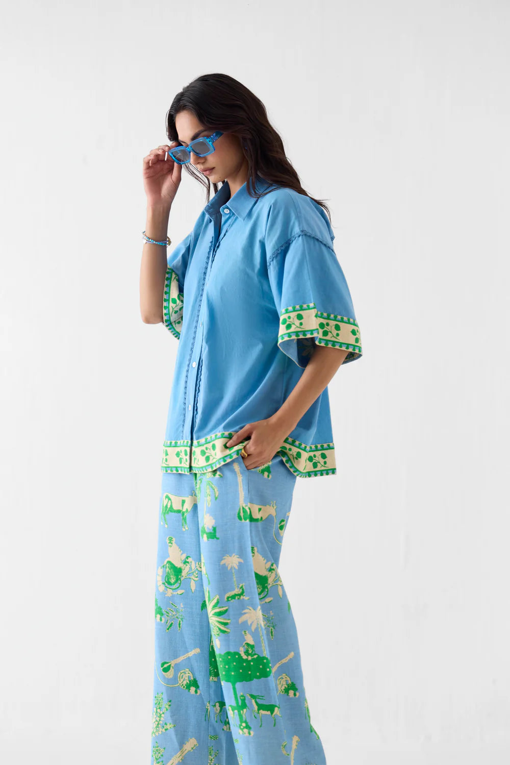 Nila Boxy Shirt & Trousers