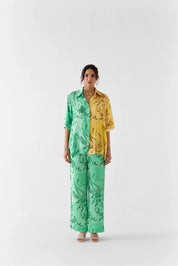 Buta Half And Half Shirt & Trousers