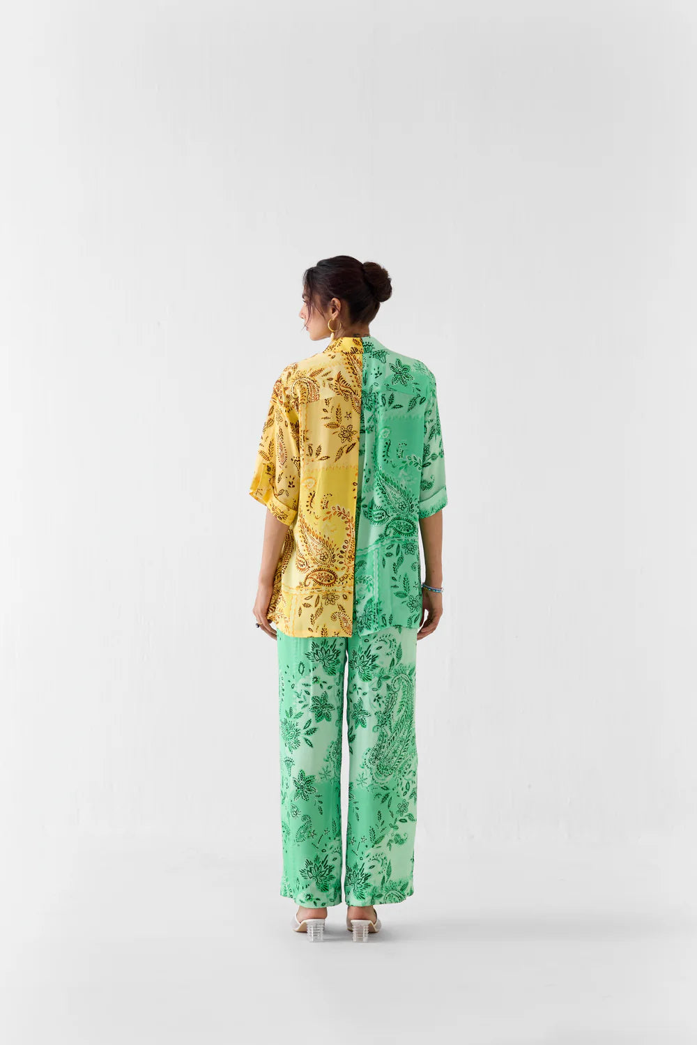 Buta Half And Half Shirt & Trousers