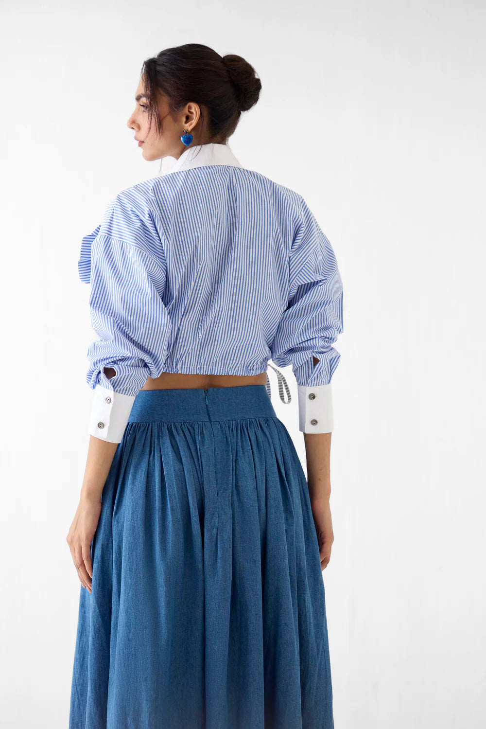 Azure Crop Shirt