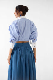 Azure Crop Shirt