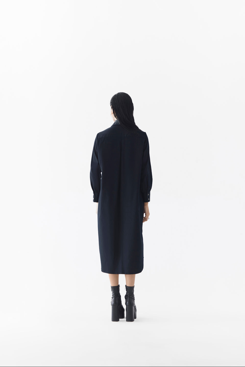 Calla Shirt Dress With Multi Vest