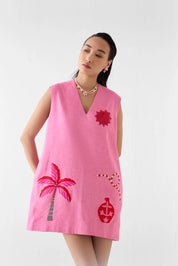 Pink City Short Dress