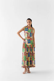 Johari Crop Top And Gathered Skirt