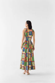 Johari Crop Top And Gathered Skirt