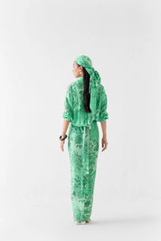 Buta Draped Shirt Dress