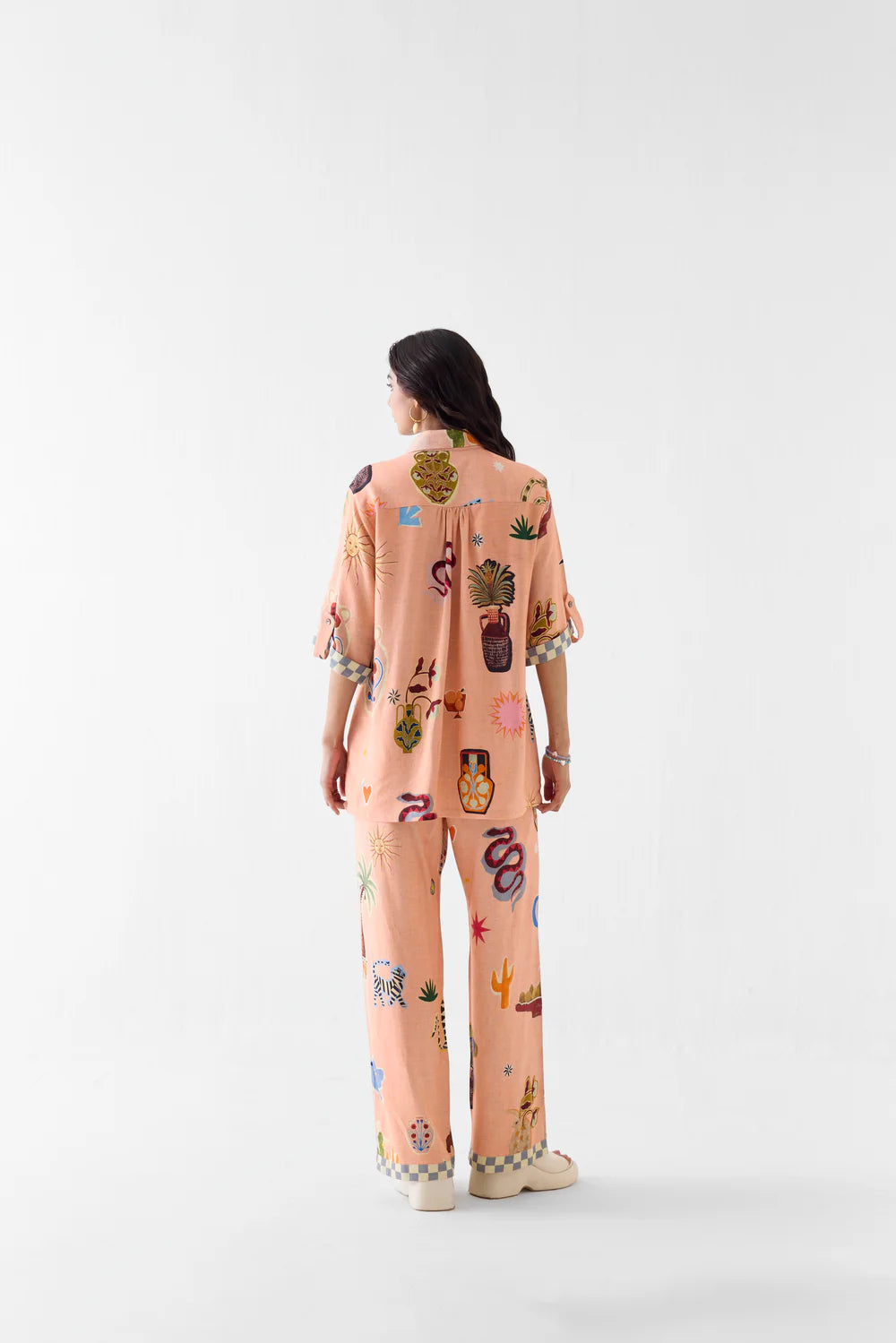 Pottery Shirt & Trousers Co-ord