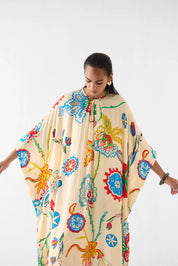 Sanganer Kimono Kurta And Pants Co-ord