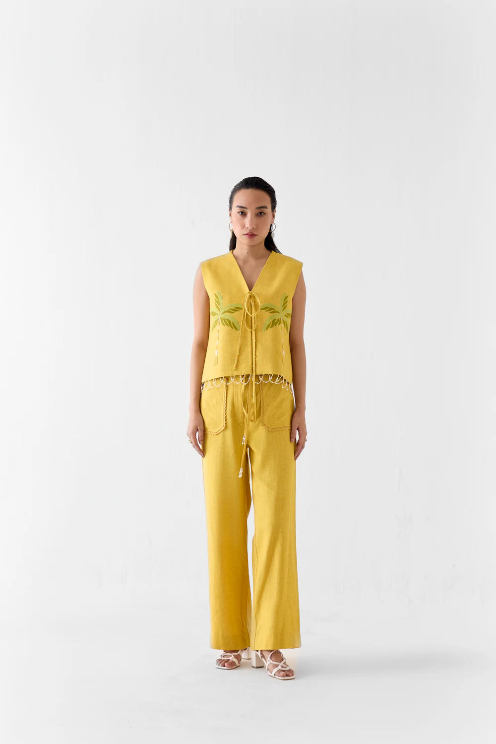 Multani Vest And Trousers Co-ord