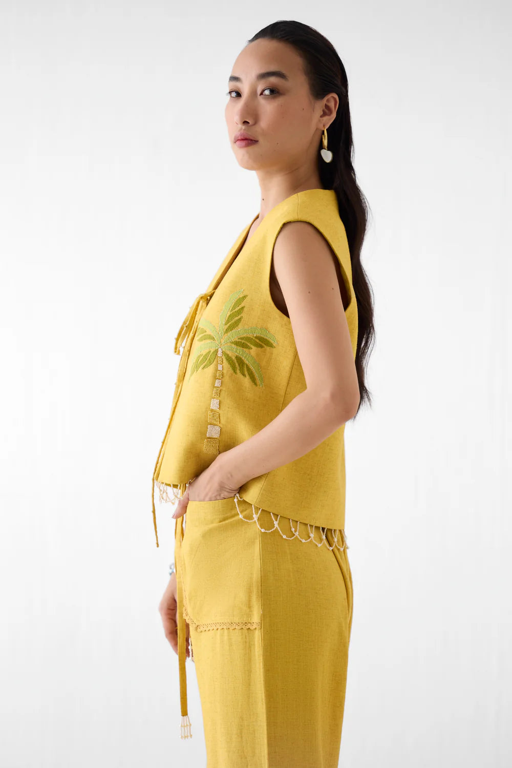 Multani Vest And Trousers Co-ord