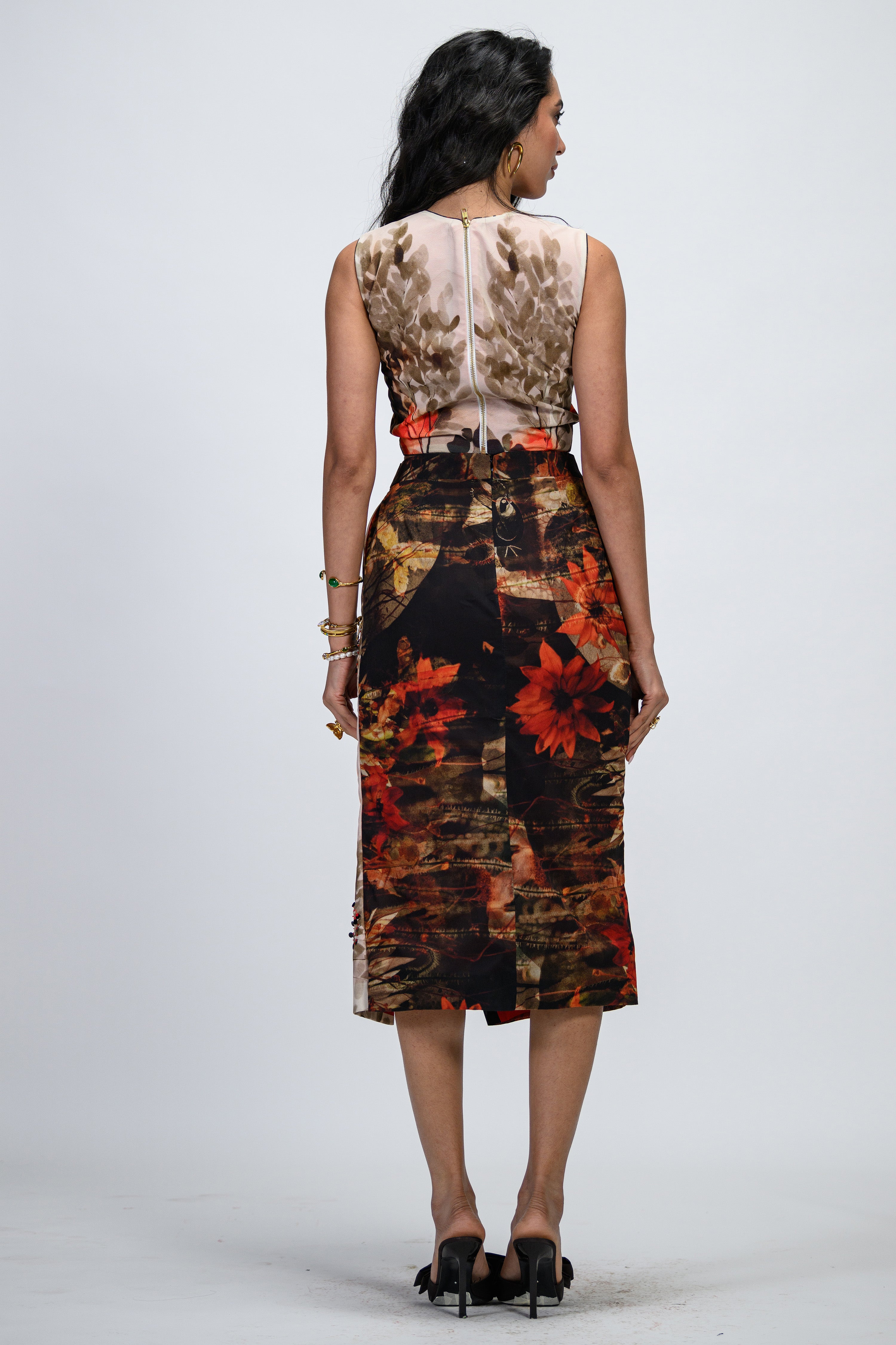 Mocha Slit Skirt