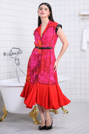 Carmine Midi Dress