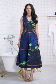 Neon Eclipse Skirt Set