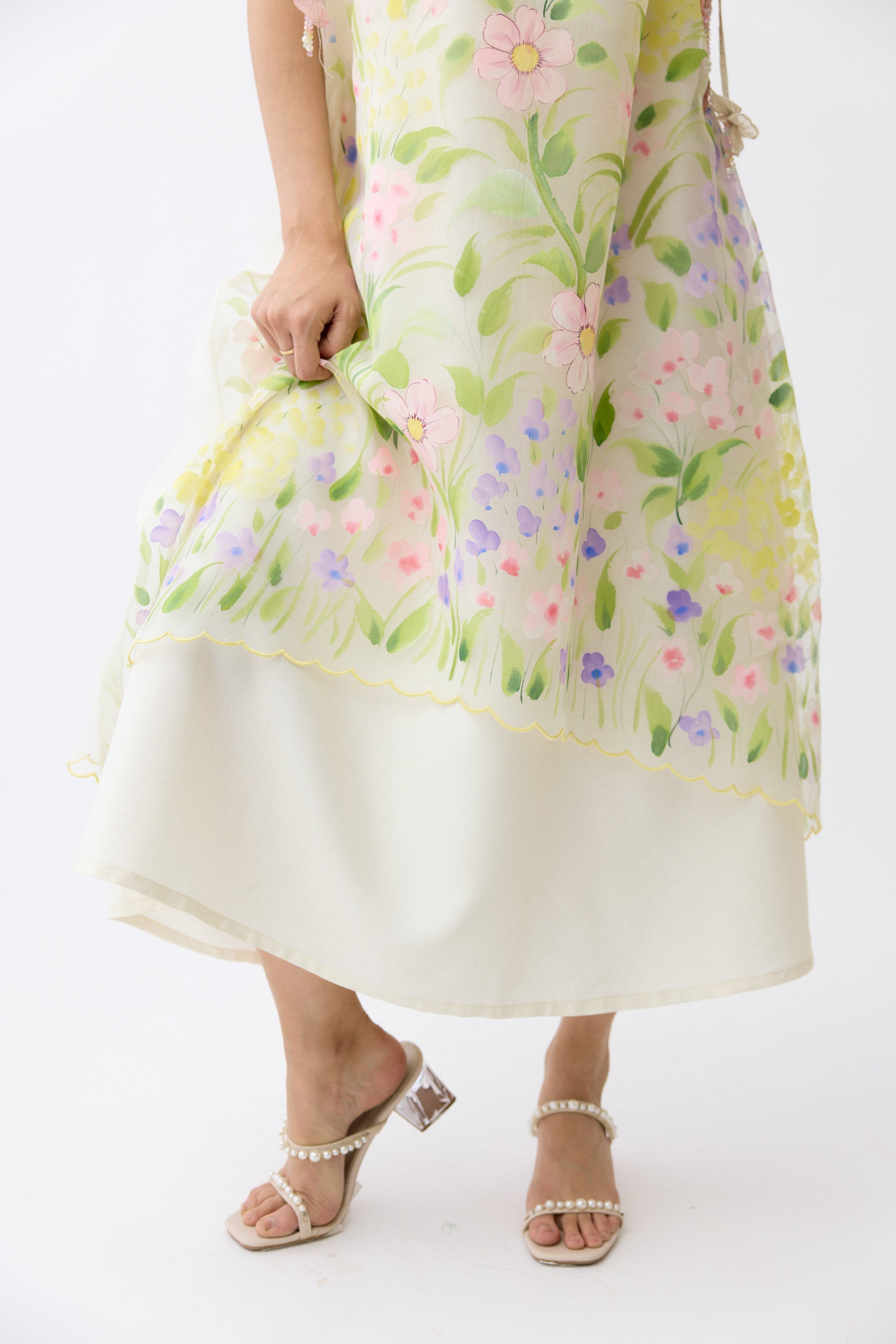 Ivory Meadow Tunic Dress
