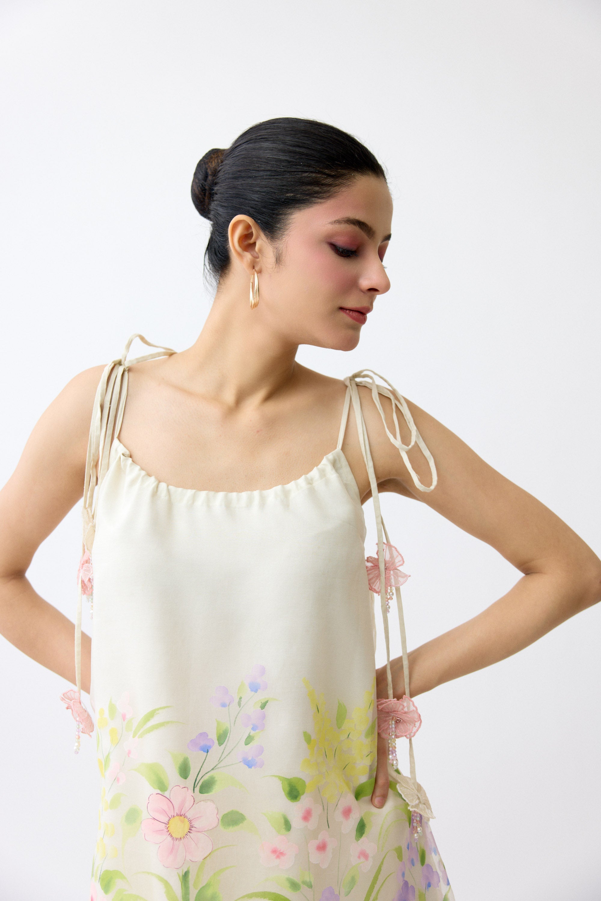 Ivory Meadow Tunic Dress