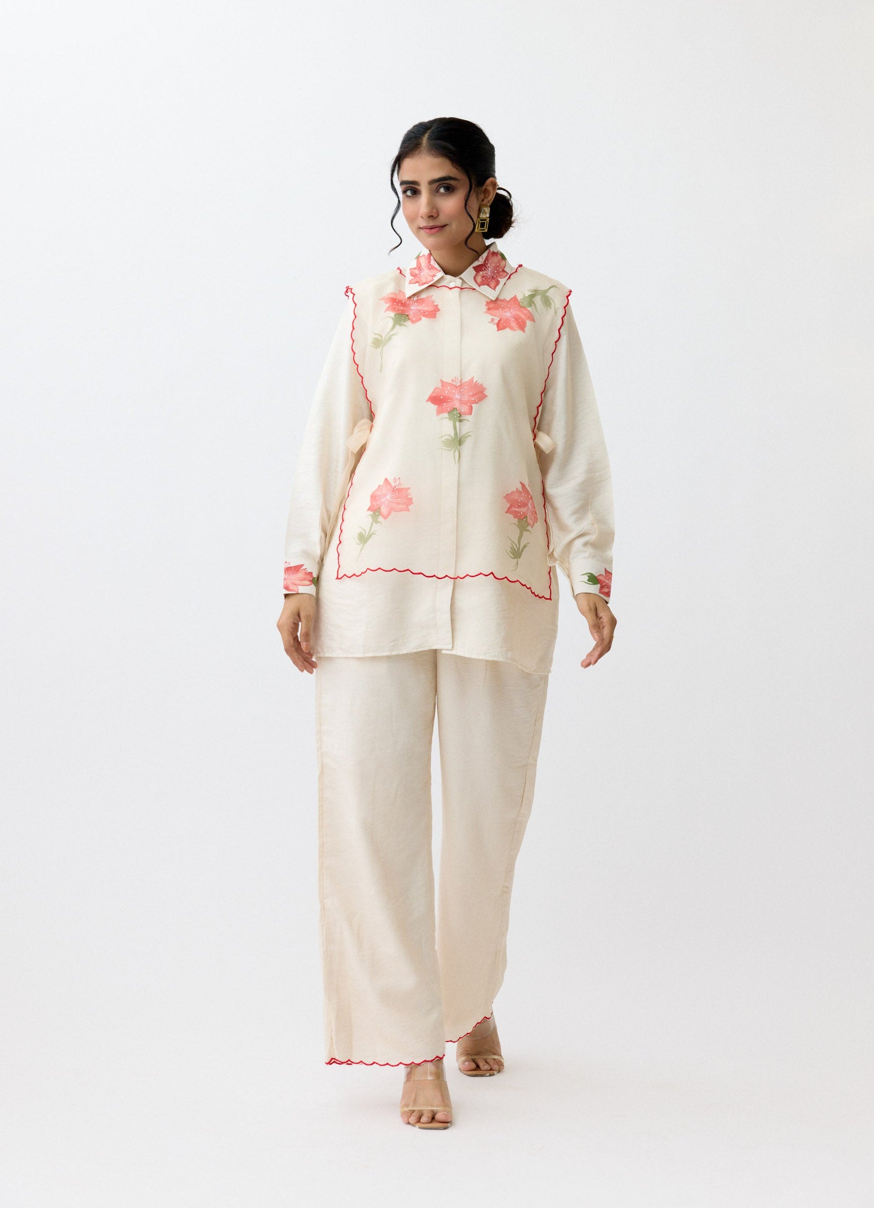 Hibiscus Bib Shirt Set