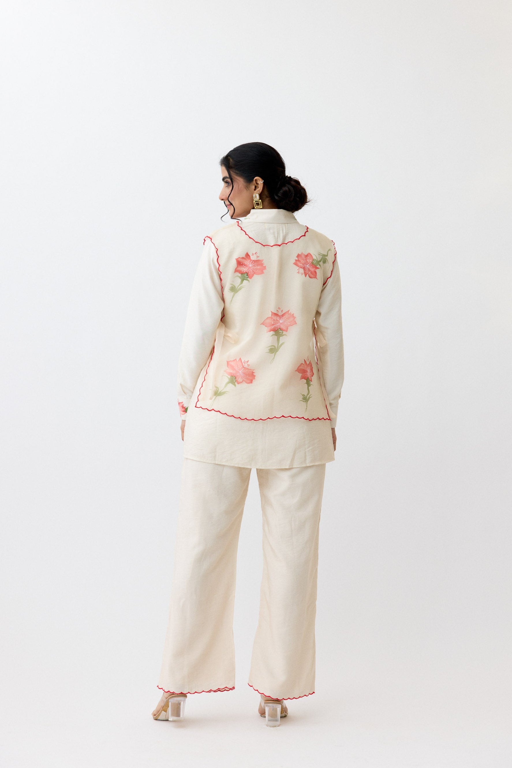 Hibiscus Bib Shirt Set