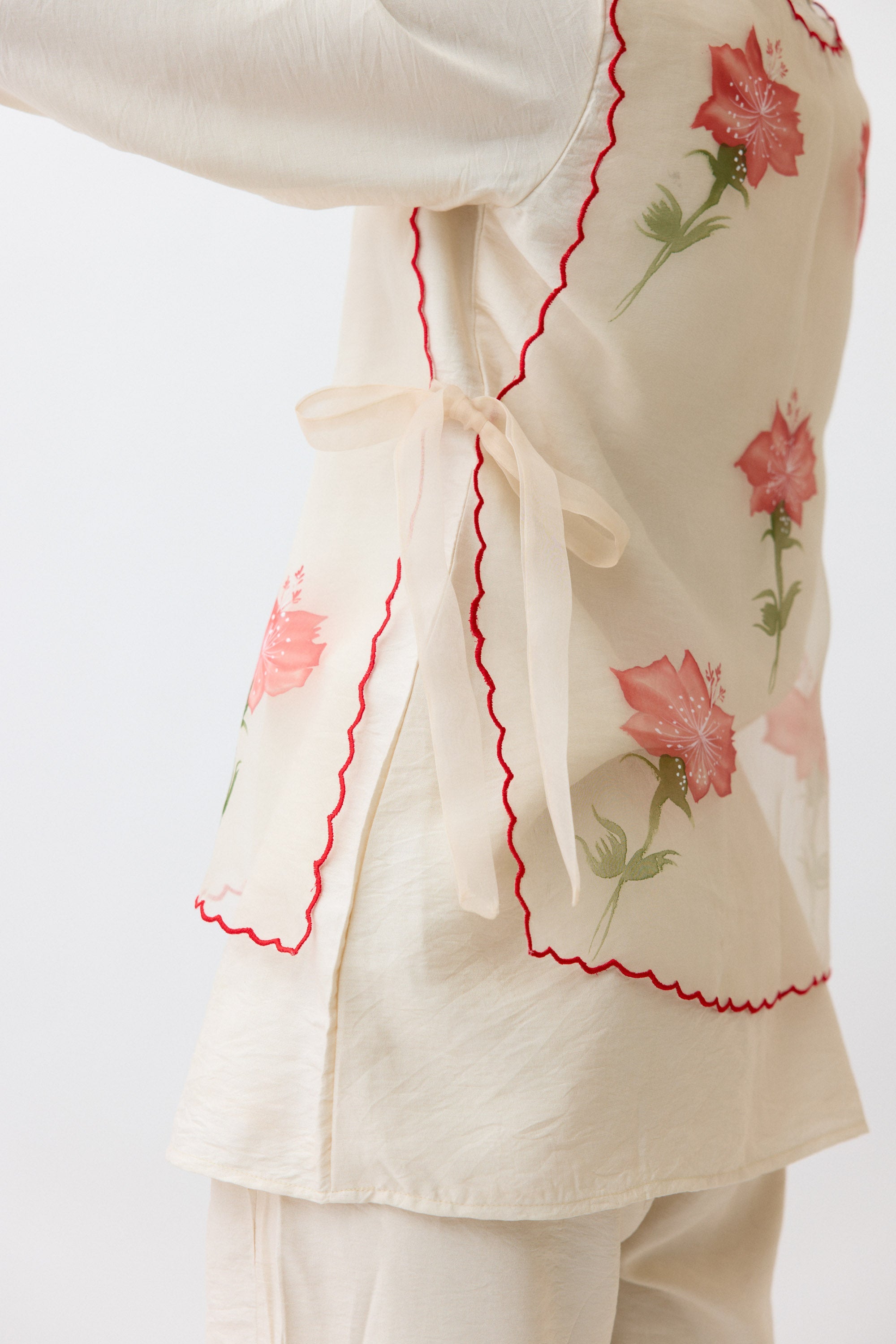 Hibiscus Bib Shirt Set