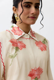 Hibiscus Bib Shirt Set